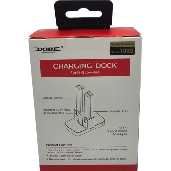 DOBE TNS-875 Dock de Carga para Nintendo Switch | Base para Joy-Con y Mandos - Imagen 2