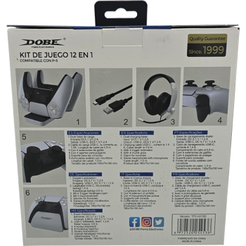 DOBE Kit de Juego TP5-0578B para PS5 | Accesorios Nuevos para P-5 - Imagen 2