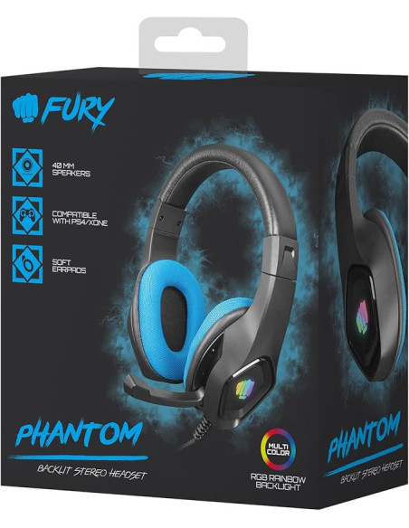 FURY WILDCAT AURICULARES GAMING - Imagen 4