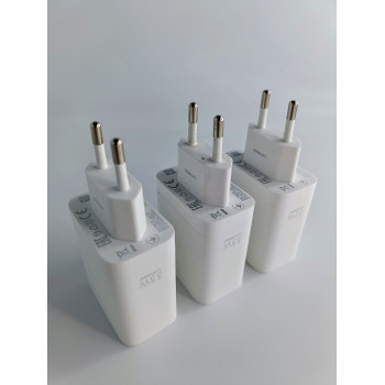 PACK 3 CARGADORES OPPO SUPERVOOC ORIGINAL 33W - Imagen 1