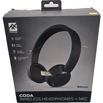 iFrogz Coda Wireless Headphones + Mic | Auriculares Bluetooth con Micrófono - Imagen 1